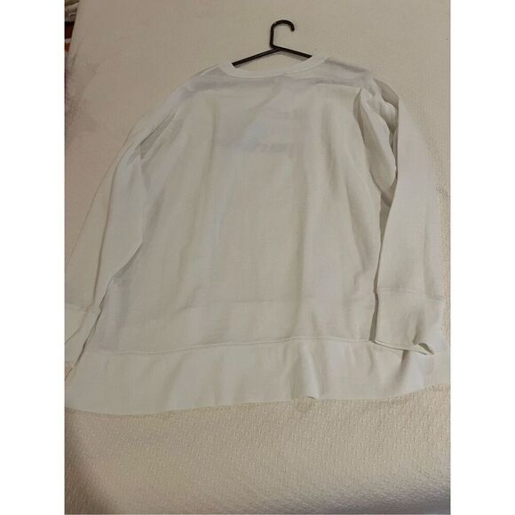 Crown & Ivy striped lightweight sweatshirt Stars and Stripes size Large - Picture 5 of 5